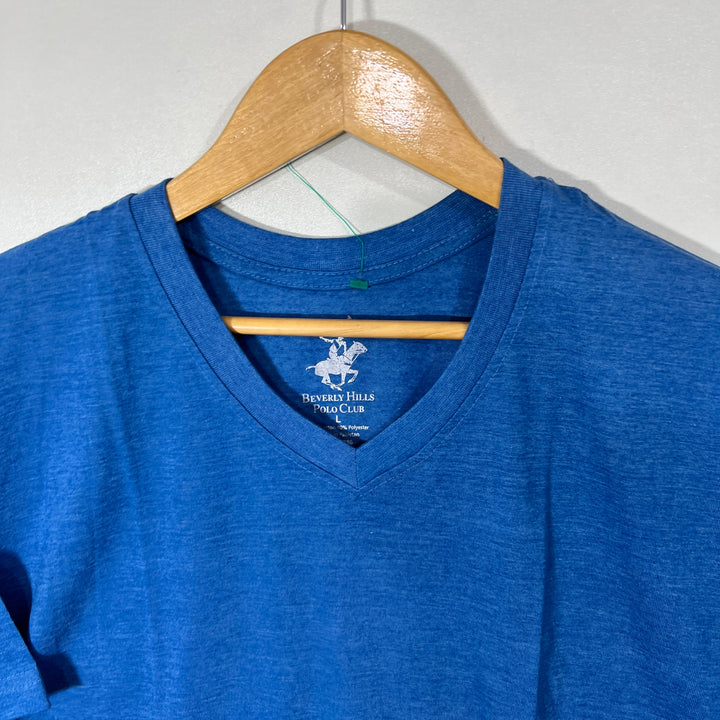BEVERLY HILLS POLO CLUB V NECK COTTON TSHIRT BRAND NEW