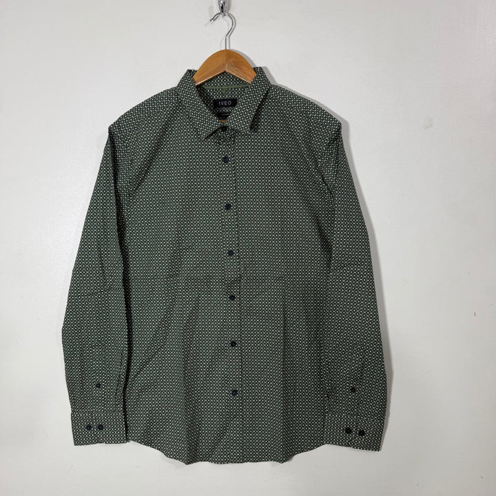 IVEO SLIM FIT PERFORMANCE CASUAL COTTON SHIRT