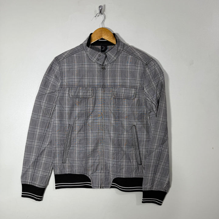 ZARA COTTON CHECKERED JACKET