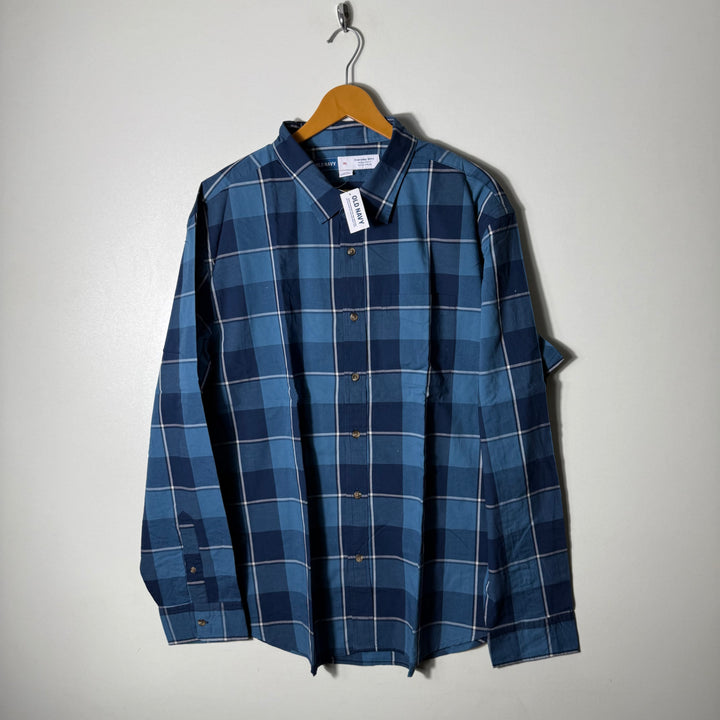 OLD NAVY CASUAL COTTON CHECKERED SHIRT BRAND NEW