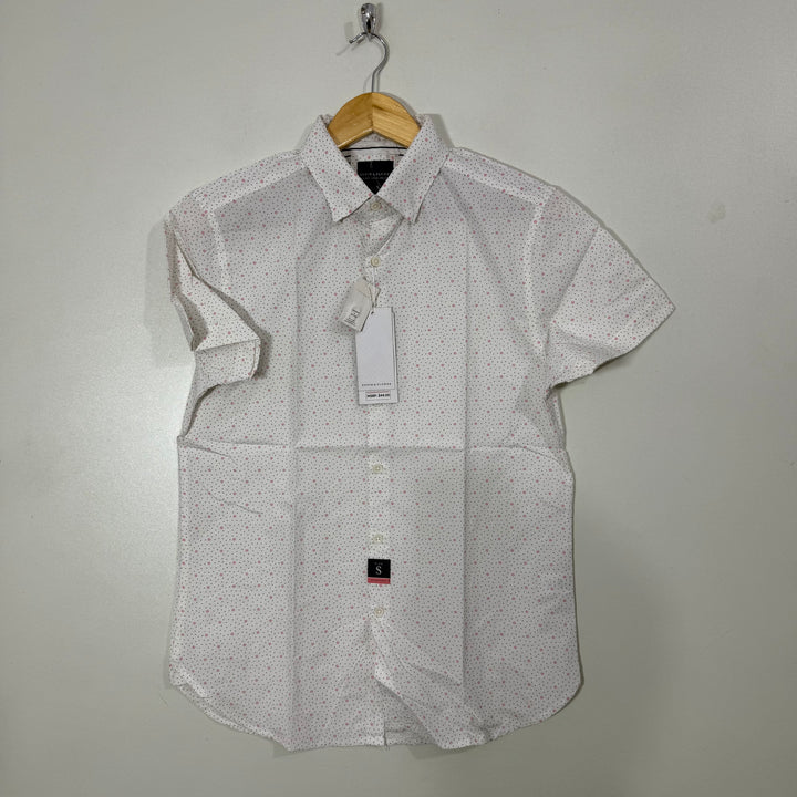 DENIM & FLOWER HALF SLEEVES COTTON SHIRT BRAND NEW