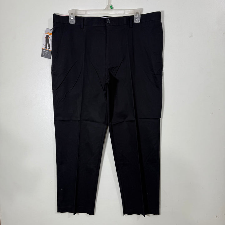 SAVANE STRAIGHT FIT THE ULTIMATE PERFORMANCE COTTON CHINO PANT BRAND NEW BLACK COLOUR