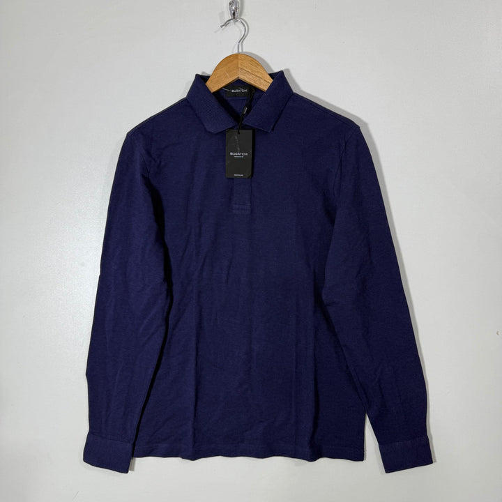 BUGATCHI LONG SLEEVES COTTON POLO TSHIRT BRAND NEW
