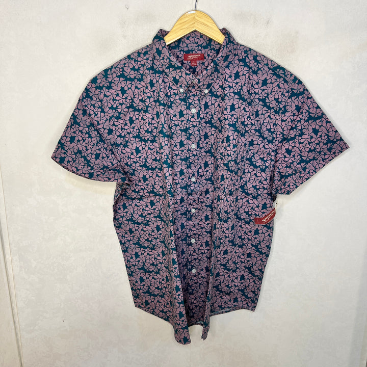 ARIZONA JEAN CO HALF SLEEVES PRINTED COTTON SHIRT BRAND NEW