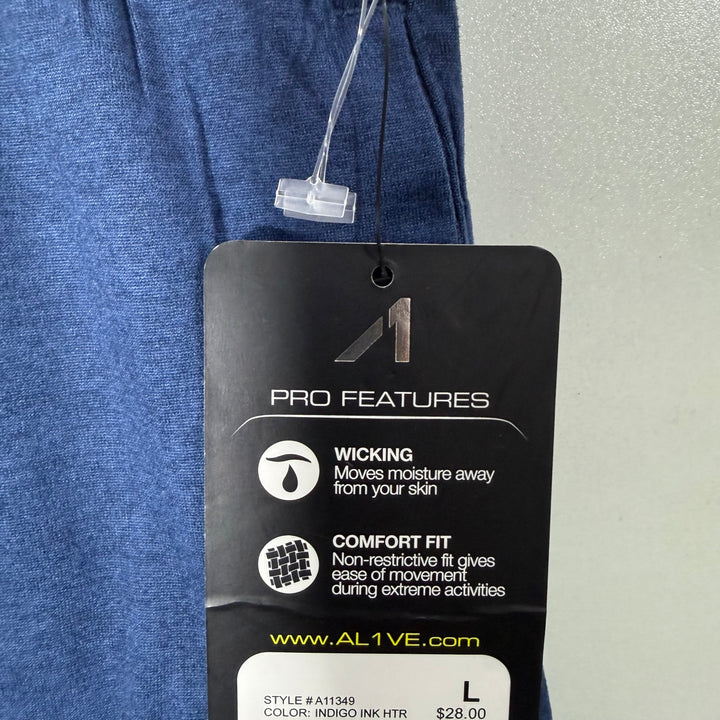 ALIVE QWICK DRY WICKING COMFORT FIT SPORT SHORT BRAND NEW