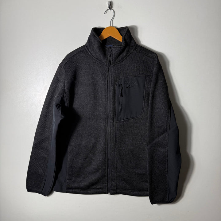 REEBOK KNITED FLEECE JACKET GREY COLOUR