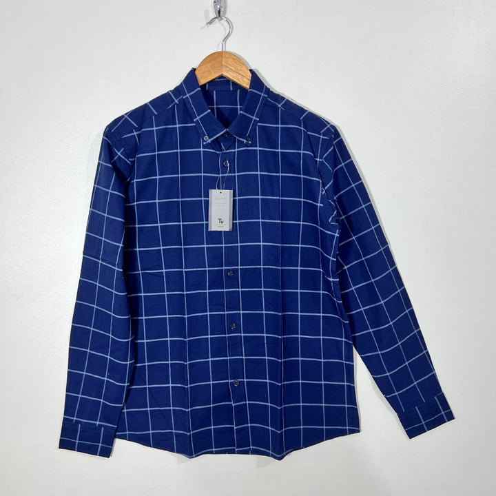 TU MAN BUTTON DOWN CASUAL COTTON SHIRT BRAND NEW