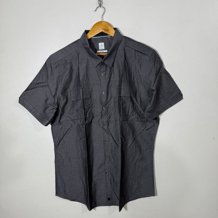 CALVIN KLEIN SLIM FIT HALF SLEEVES SHIRT