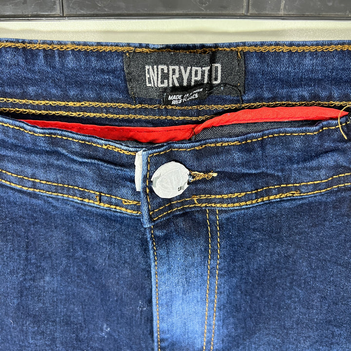 ENCRYPTER DENIM SHORT BRAND NEW WITH STRETCH