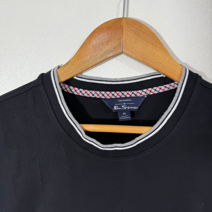 BEN SHERMAN COTTON TSHIRT BLACK COLOUR