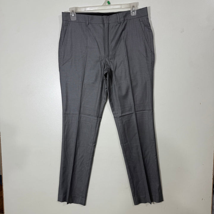 KENNETH COLE TEXTURED  DRESS PANT BRAND NEW GREY COLOUR