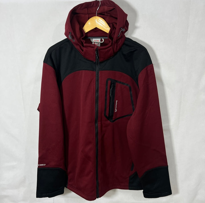 AVALANCHE SOFT SHELL WINDBREAKER JACKET INNER FLEECE WITH DETACHABLE HOOD