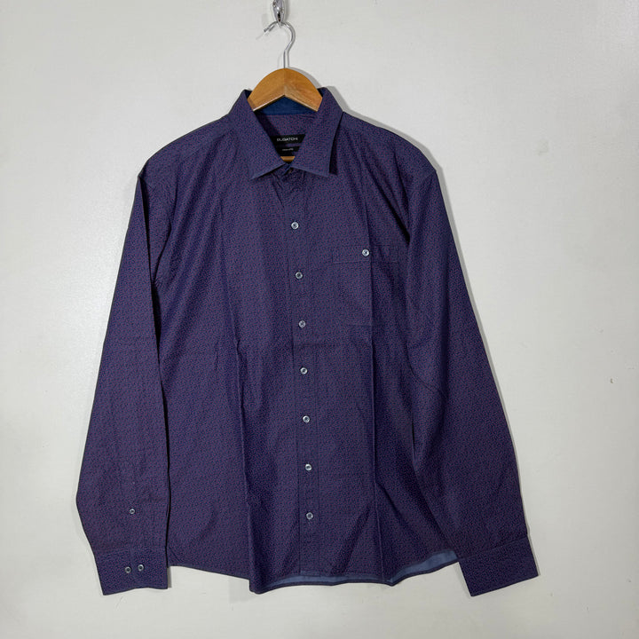 BUGATCHI SHAPED FIT CASUAL COTTON SHIRT