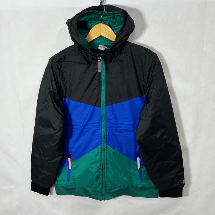 CHAMPION REVERSIBLE PUFFER JACKET WITH HOOD