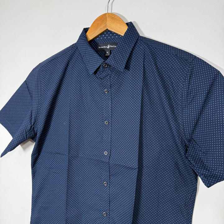 BEVERLY HILLS POLO CLUB HALF SLEEVES COTTON SHIRT