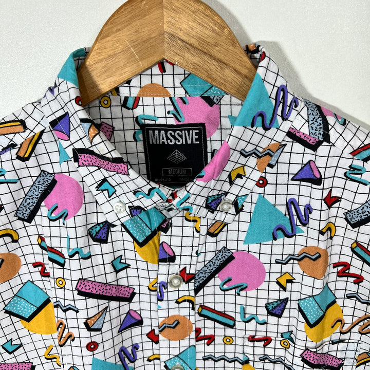 MASSIVE HALF SLEEVES BUTTON DOWN SHIRT BRAND NEW