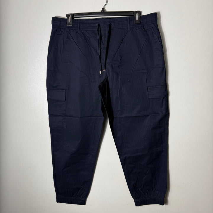 TOMMY HILFIGER CARGO COTTON PANT BLUE COLOUR WITH STRETCH