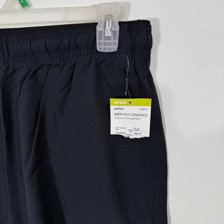 ANKO ACTIVE HYBRID SPORT SHORT BRAND NEW DARK GREY COLOUR SIDE ZIP POCKETS