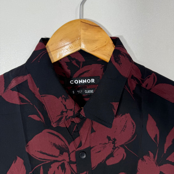 CONNOR CLASSIC FIT PRINTED HALF SLEEVES HAWAI SHIRT