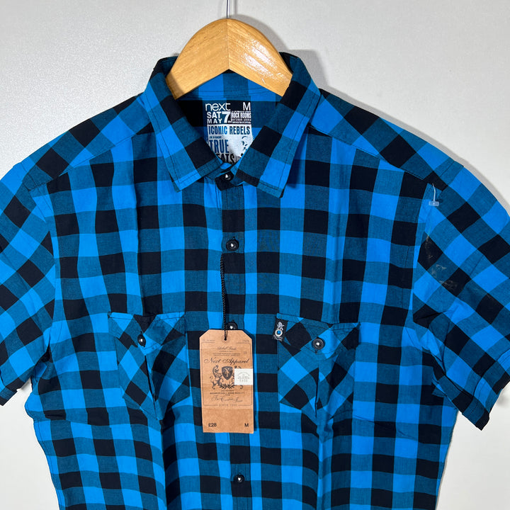 NEXT DOUBLE POCKET HALF SLEEVES SHIRT BRAND NEW