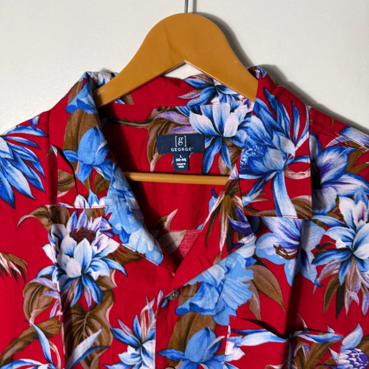 GEORGE HALF SLEEVES CUBAN COLLAR HAWAI SHIRT BRAND NEW