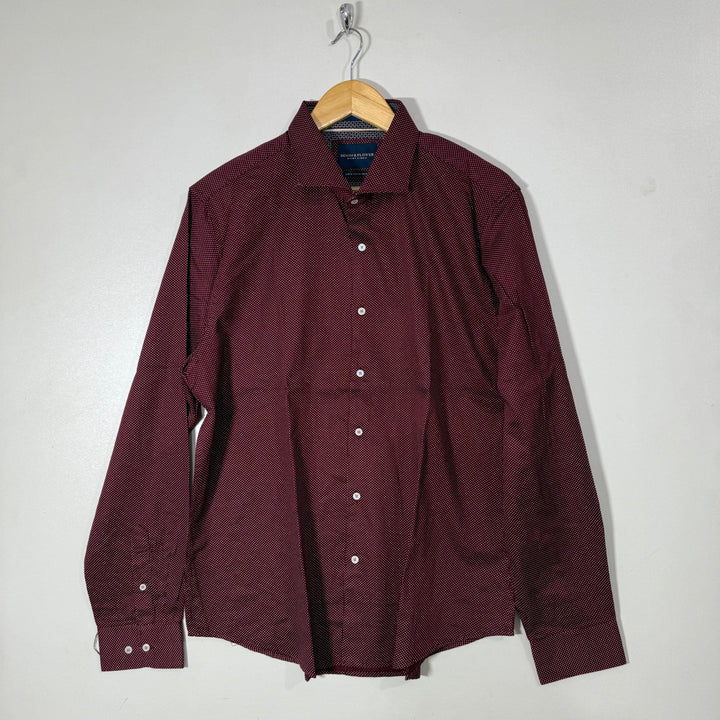 DENIM & FLOWER CASUAL COTTON SHIRT