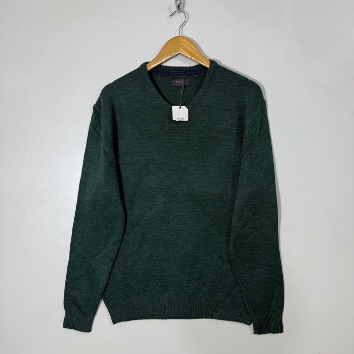 UNIT TRICOT V NACK ACRYLIC SWEATER BRAND NEW