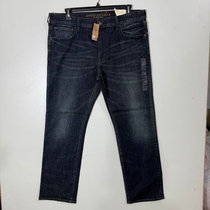 AMERICAN EAGLE STRAIGHT FIT EXTREME FLEX 4 WAY STRETCH DENIM PANT BRAND NEW