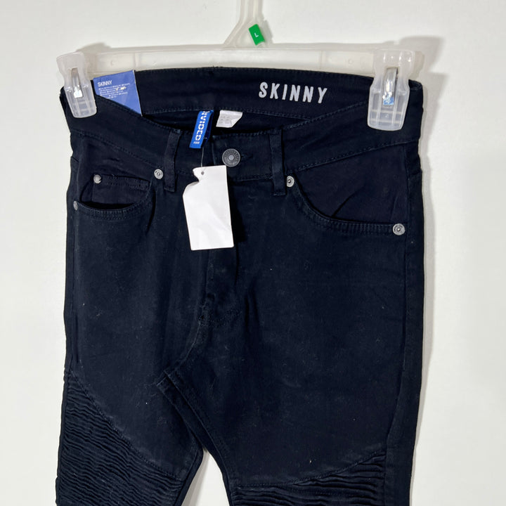 H&M SKINNY FIT DENIM PANT BRAND NEW WITH STRETCH BLACK COLOUR