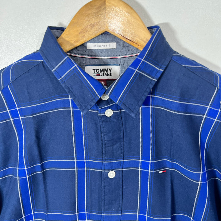 TOMMY JEANS REGULAR FIT CASUAL COTTON SHIRT