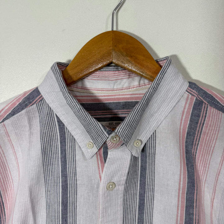 RIVERS LINEN RICH BUTTON DOWN HALF SLEEVES SHIRT BRAND NEW