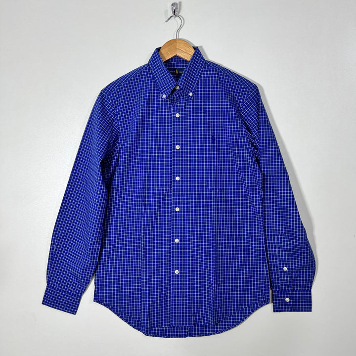 RALPH LAUREN POLO BUTTON DOWN CHECKERED SHIRT