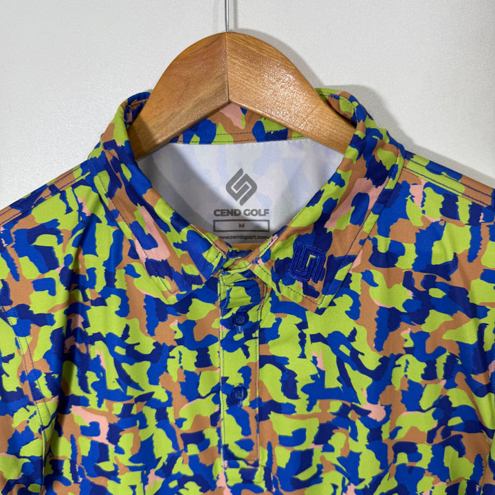 CEND GOLF PRINTED SPORT POLO TSHIRT