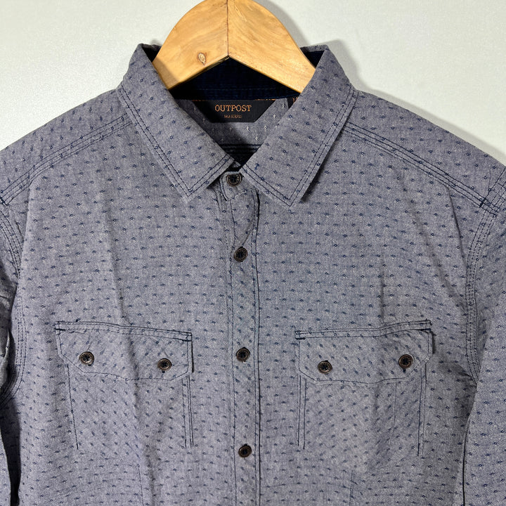 OUTPOST DOUBLE POCKETS CASUAL COTTON SHIRT