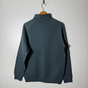 GOOD FELLOW &CO 4 BUTTON FLEECE PULLOVER BRAND NEW GREEN COLOUR
