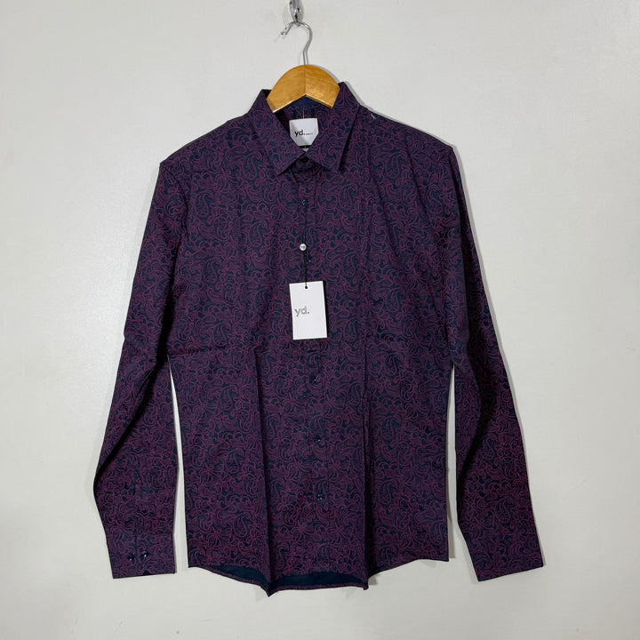 YD PRINTED COTTON SHIRT BRAND NEW