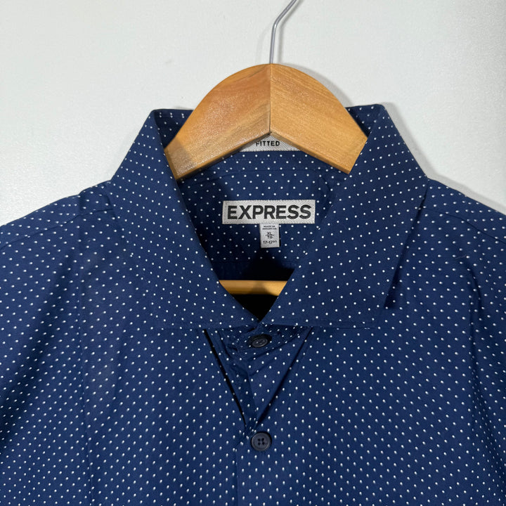 EXPRESS FITTED CASUAL COTTON SHIRT
