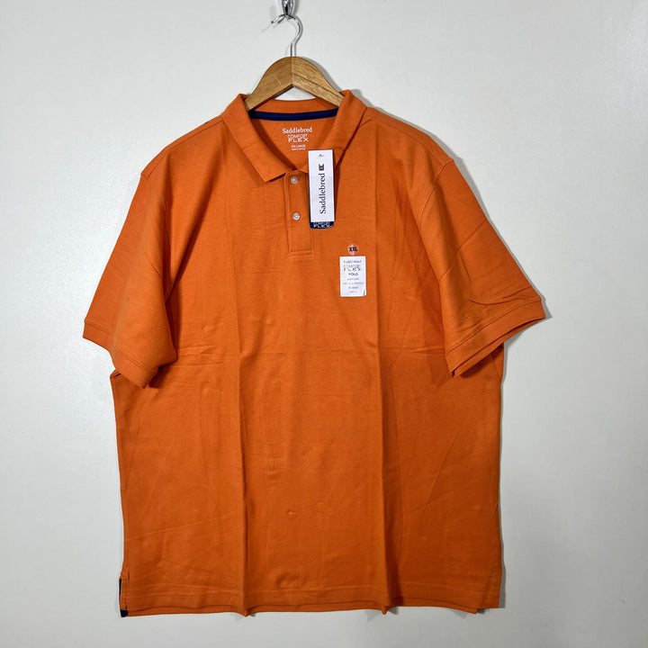 SADDLEBRED COMFORT FLEX COTTON POLO TSHIRT BRAND NEW