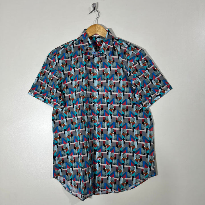 ROBERT GRAHAM HALF SLEEVES SHIRT