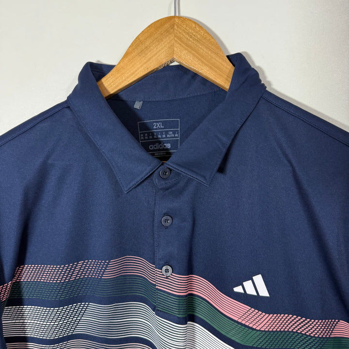 ADIDAS AEROREADY SPORT POLO TSHIRT BLUE COLOUR