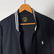 RALPH LAUREN POLO SWEAT BOMBER JACKET BLACK COLOUR