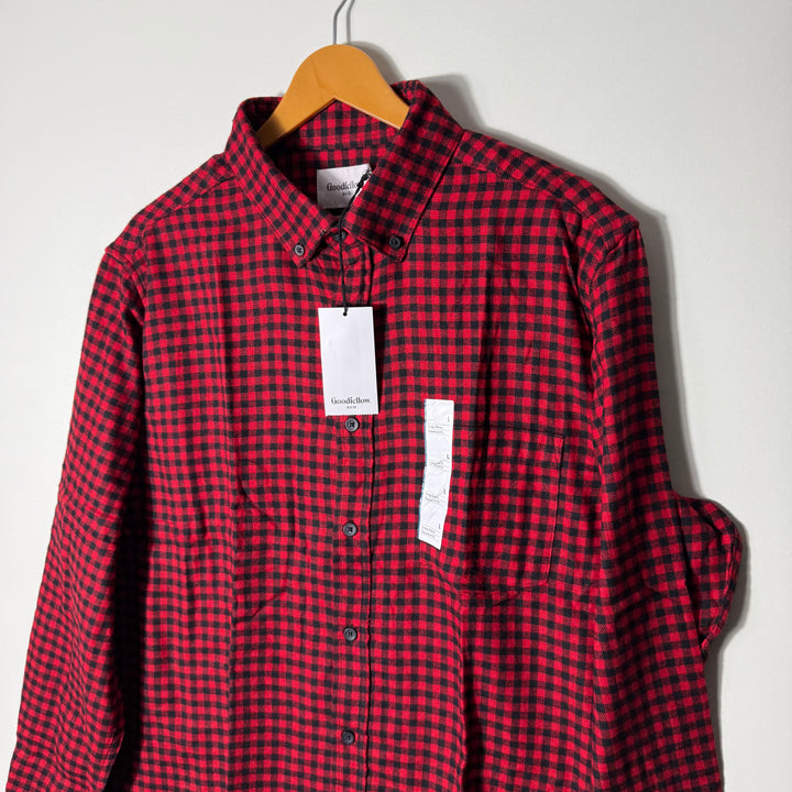 CROFT & BARROW BUTTON DOWN FLANNEL COTTON CHECKERED BRAND NEW
