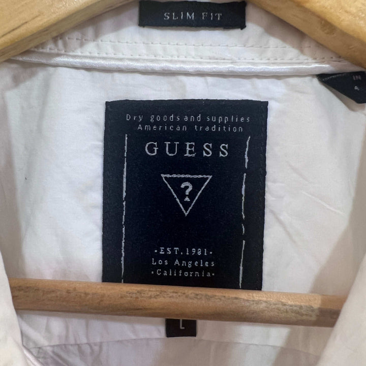 GUESS SLIM FIT CASUAL COTTON SHIRT - JS BROTHERS 