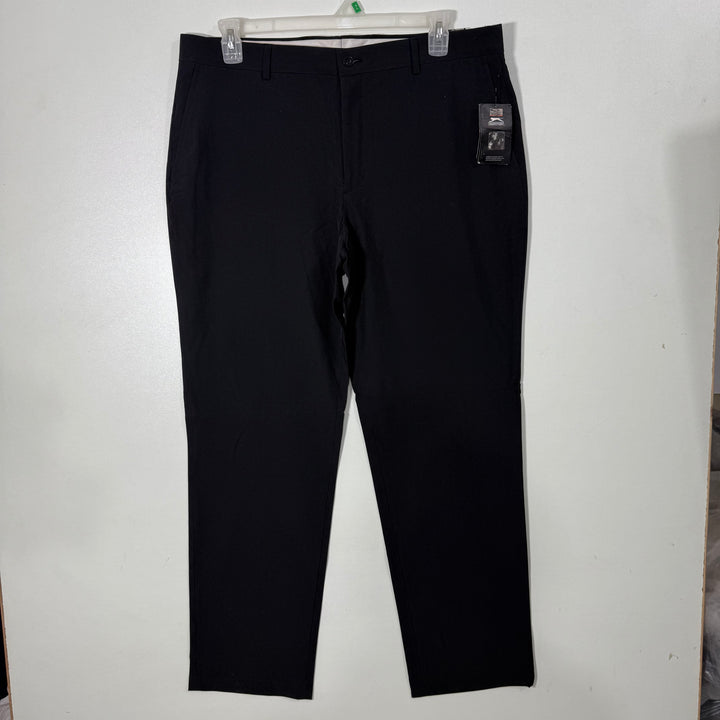 SLAZENGER MODERN FIT HYDRO DRI DRESS  PANT BRAND NEW BLACK COLOUR