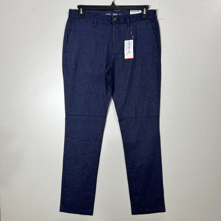 OLD NAVY ULTIMATE SLIM BUILT IN FLEX COTTON CHINO PANT BRAND NEW WITH STRETCH