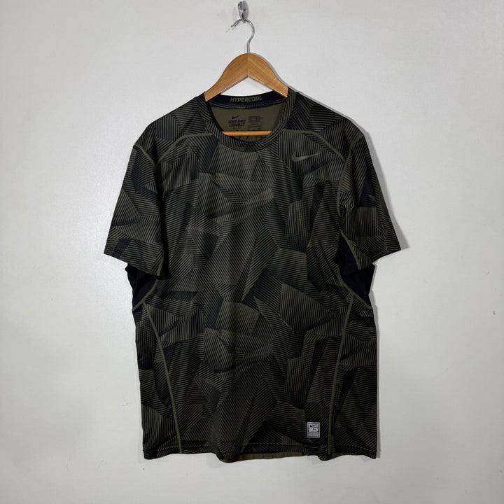 NIKE PRO COMBAT DRI FIT CAMOUFLAGE SPORT TSHIRT