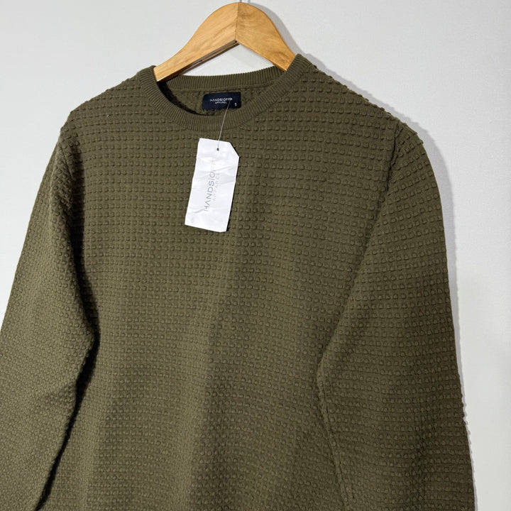 HANDS OFF KNITED SWEATER BRAND NEW GREEN COLOUR