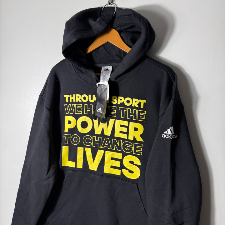 ADIDAS FLEECE  HOODIE BRAND NEW  BLACK COLOUR