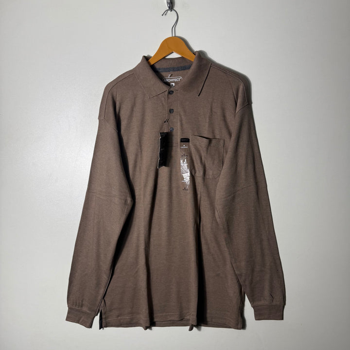 ARCHITECT LONG SLEEVES COTTON POLO TSHIRT BRAND NEW