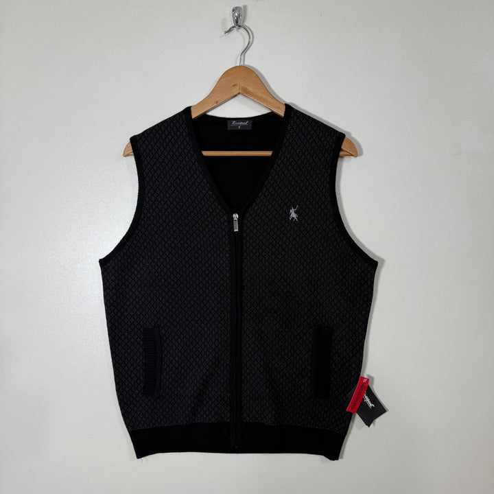 RIVARPUNT SLEEVES LESS MERINO WOOL SWEATER BRAND NEW